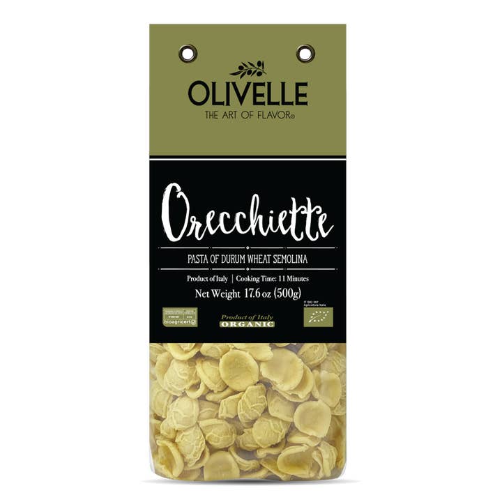 Olivelle - Wholesale Pasta - Orecchiette Pasta - Organic