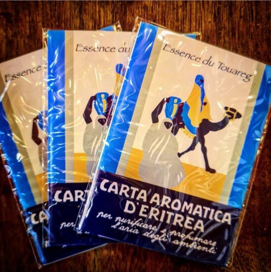 Ritual Scent - Wholesale Incense - Carta Aromatica d’Eritrea Blù BLUE Incense Paper Booklets10