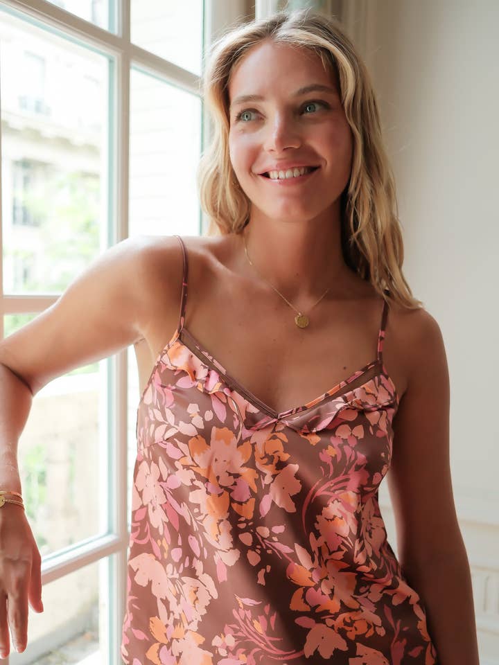 Top à bretelle avec imprimés floraux pour la vente par LOVIE & CO