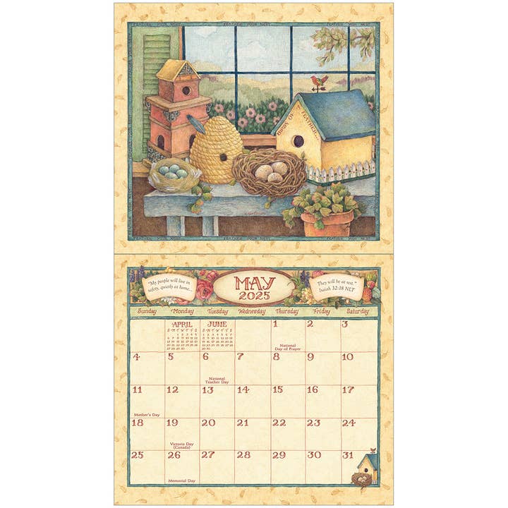 Legacy - Wholesale Calendar - Faithful Moments 2025 Scripture Wall Calendar