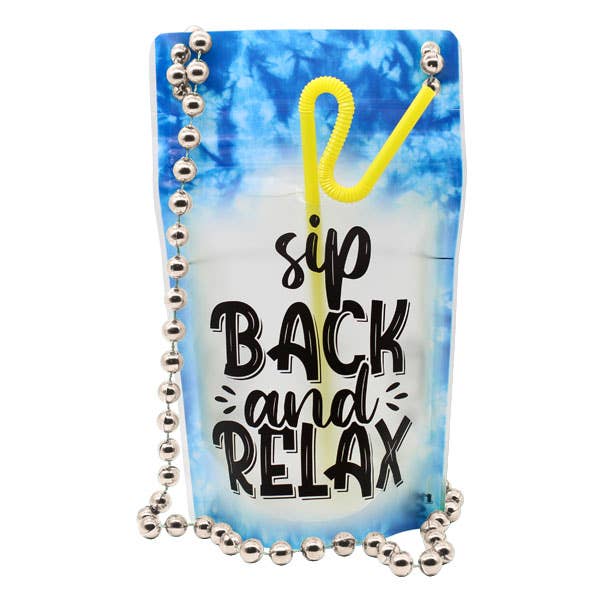 NeckSip - Vente Sacs pour bouteilles de vin - Sip Back And Relax - Sachets à boisson portables (12 oz | paquet de 2)12