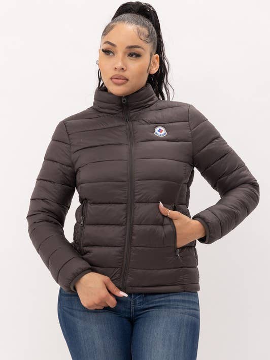 Daunenjacke mit Fronttasche und Frontreißverschluss für den Großhandel von Boswell