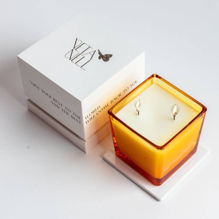 Veta Nell - Wholesale Jar/Filled Candle - SUNSHOWER NO. 10 Candle | Lux Box | Coco Wax | Essential Oil11