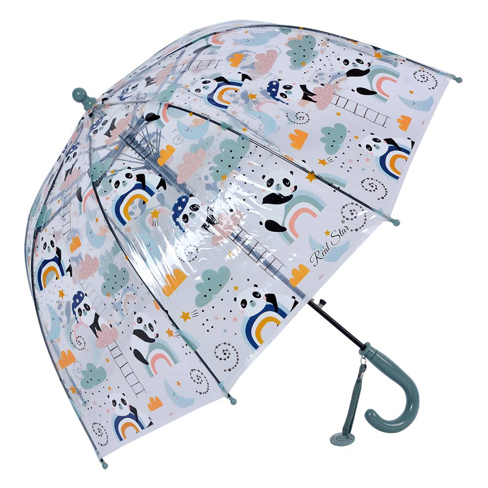 Clayre & Eef - Wholesale Umbrella - Kids - JZCUM0006BL Children's umbrella Ø 65x65 cm Blue Plastic0