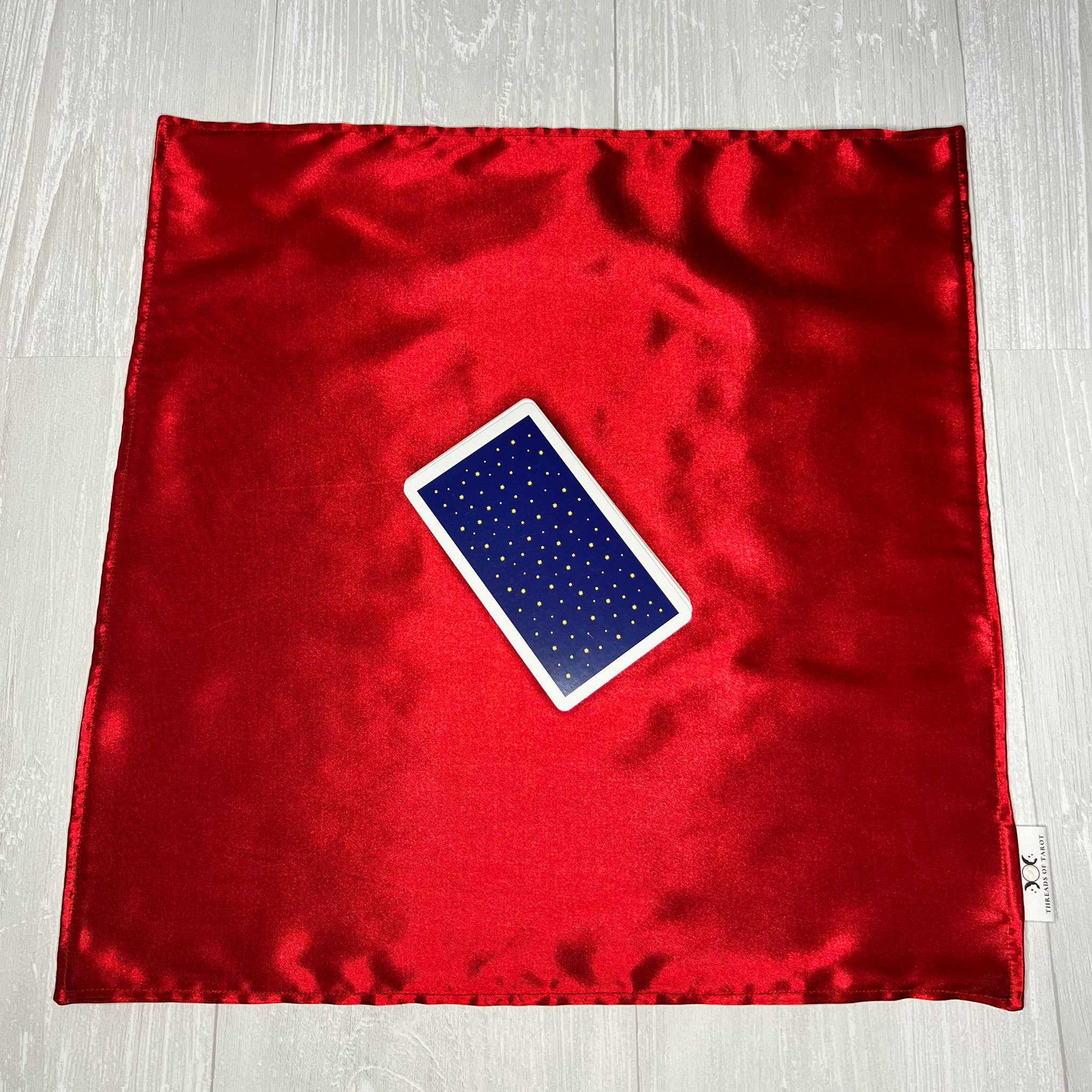 Threads of Tarot - Wholesale Tarot Cards - Red Satin Altar Cloth0