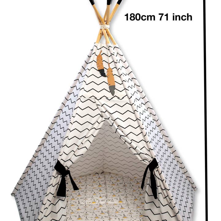 kidodido - Wholesale Tent - Kids - Toddler Teepee Set, Large Teepee For Kids Room, Teepee Tent5