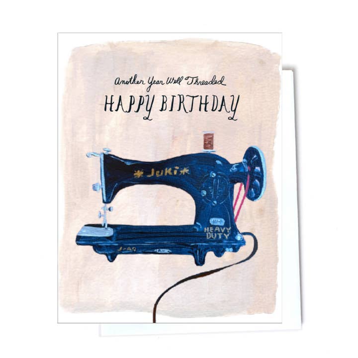Juki Birthday Card for wholesale by Elizabeth Grubaugh