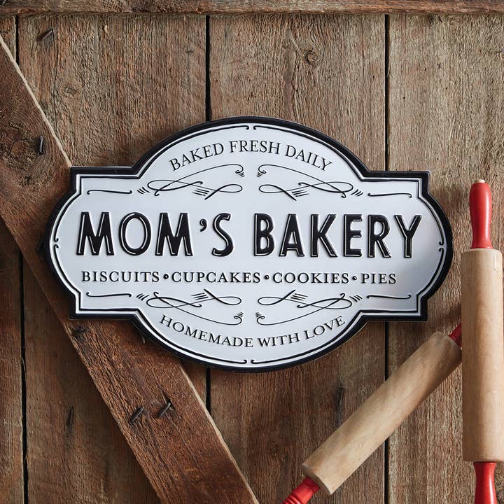 CTW Home Collection - Wholesale Sign - Mom's Bakery Wall Sign