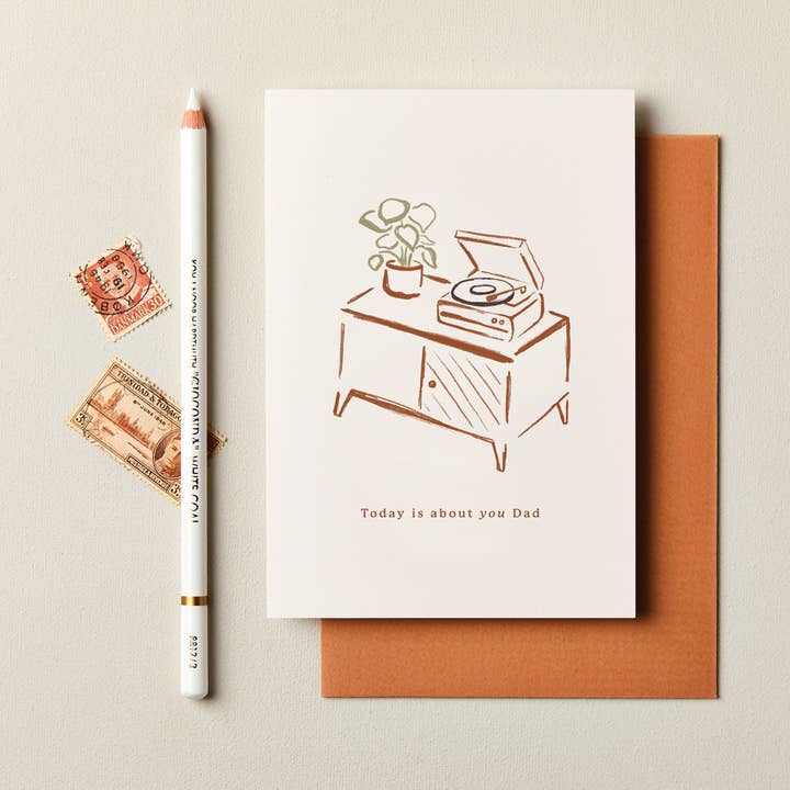 Über dich Papa Geburtstagskarte | Vatertagskarte | Karten für Papa für den Großhandel von Ink & Bloom