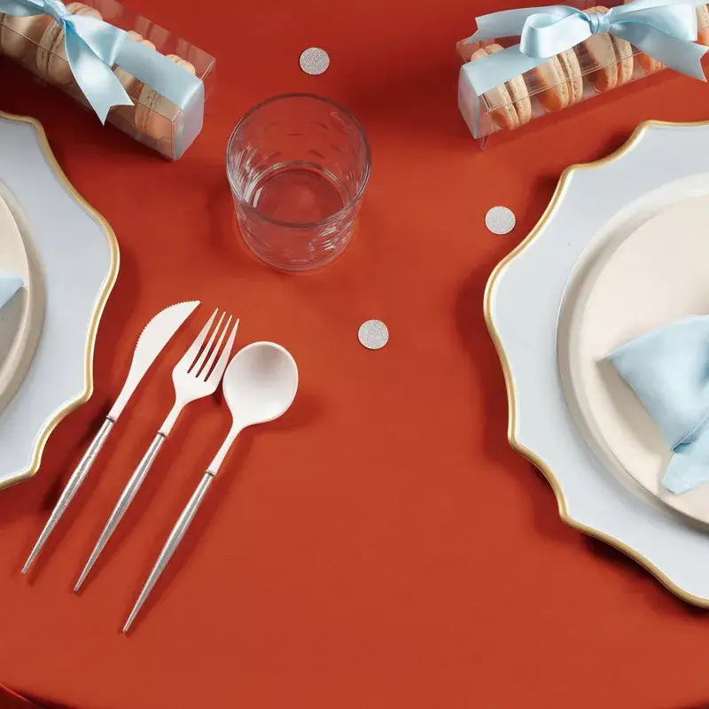 Gee Di Moda - Wholesale Tablecloth - Heavy Duty Washable Polyester Rectangle Tablecloth22