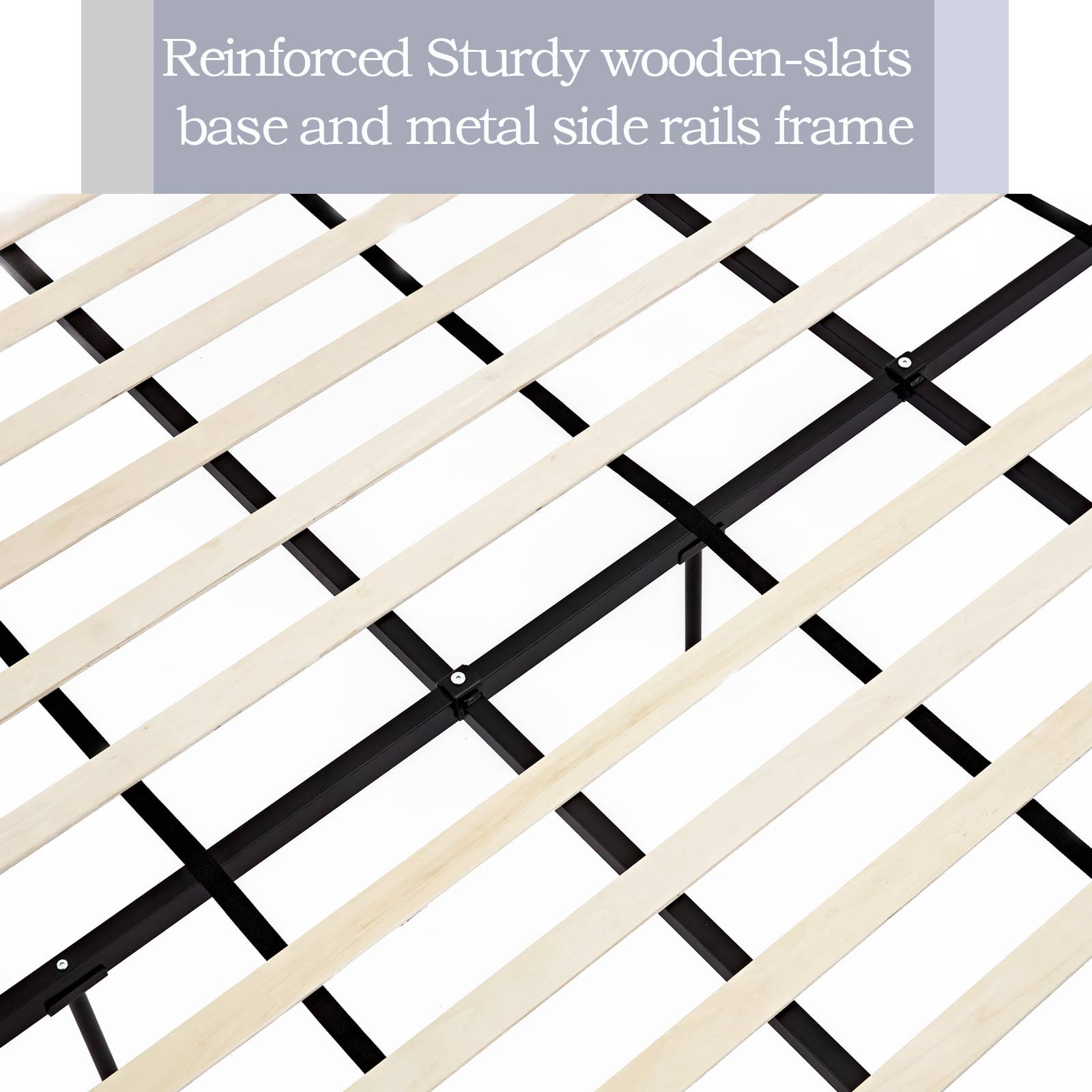 39F Inc. - Wholesale Bedroom Furniture - Upholstered Wingback Bed Size King Premium Textured  Ivory2