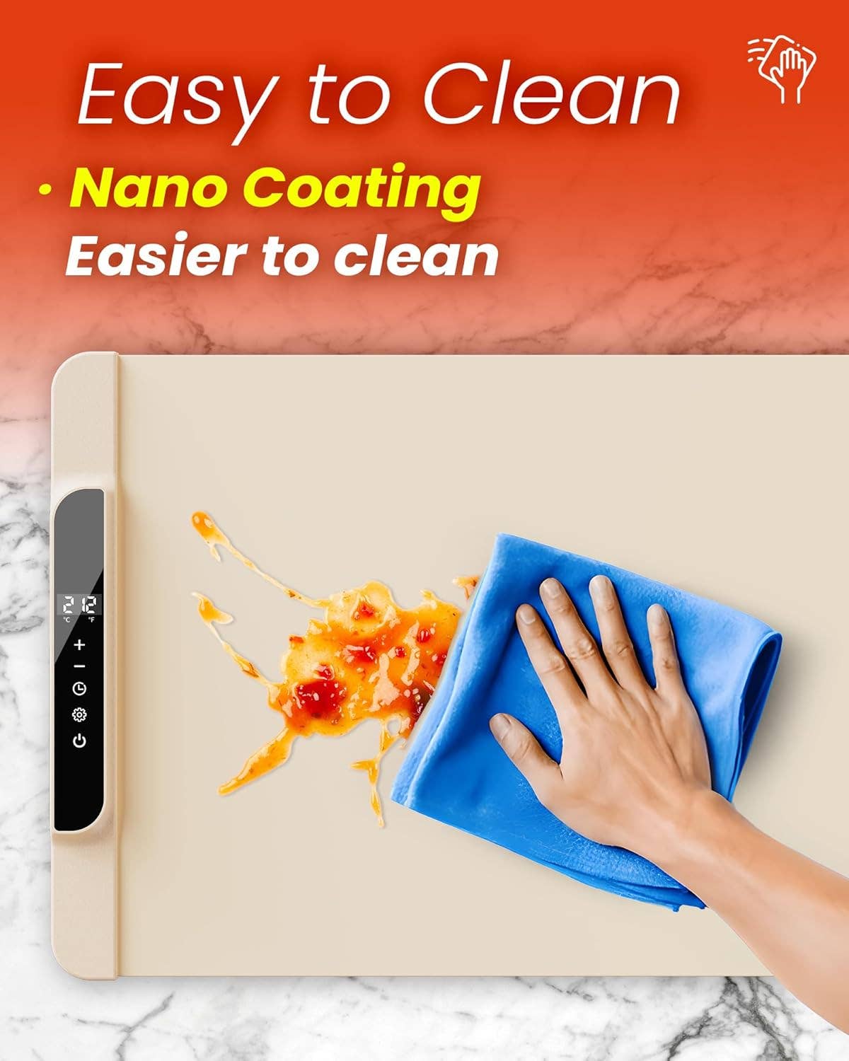 VIGOR - Wholesale Kitchen appliance - Electric Warming Tray with Adjustable Temperature Foldable4