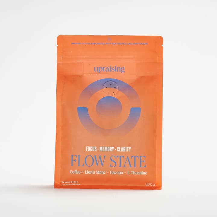 Upraising - Wholesale Ground Coffee - Flow State ground coffee with Lion's Mane mushroom