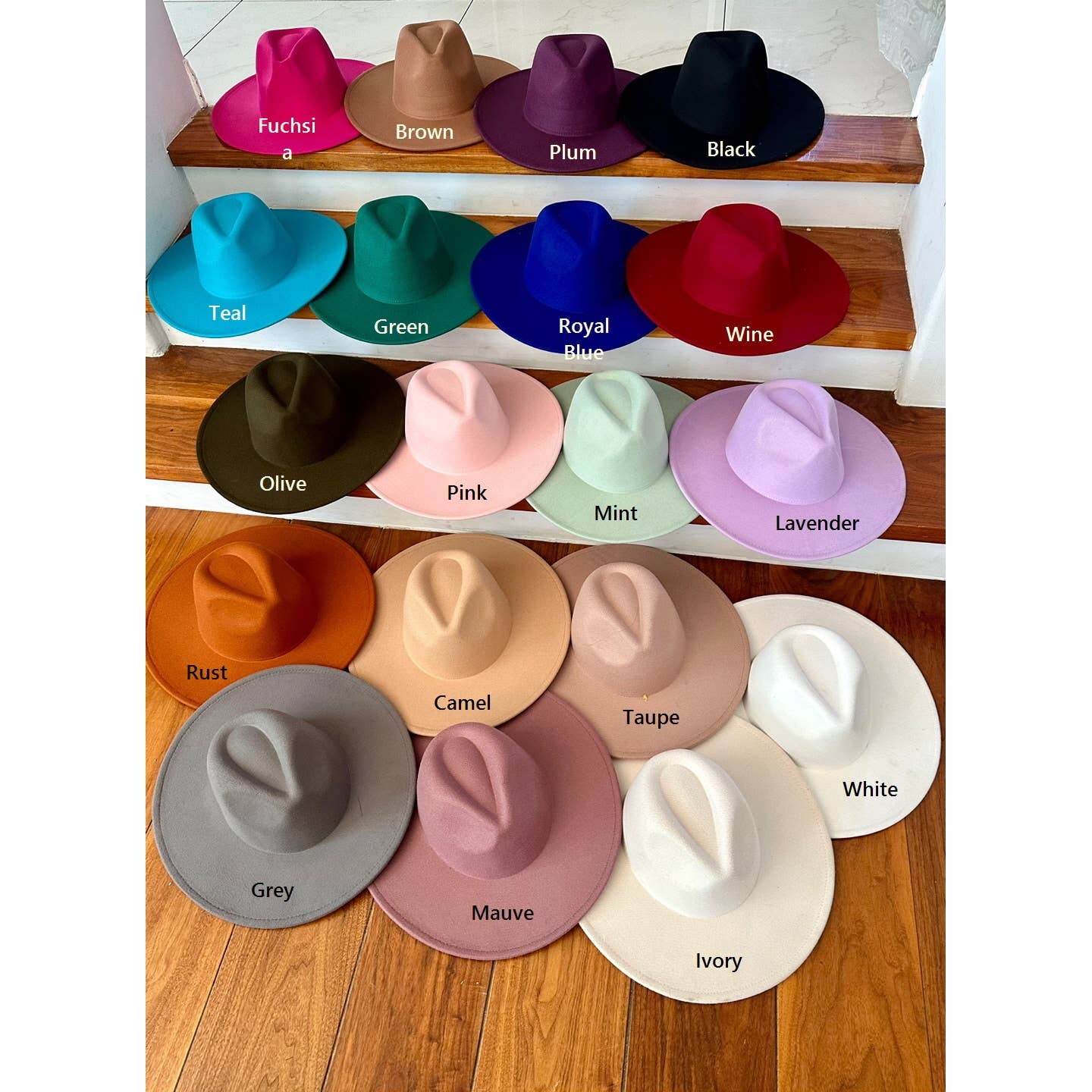 Purchase Wholesale wide brim hat. Free Returns & Net 60 Terms on Faire