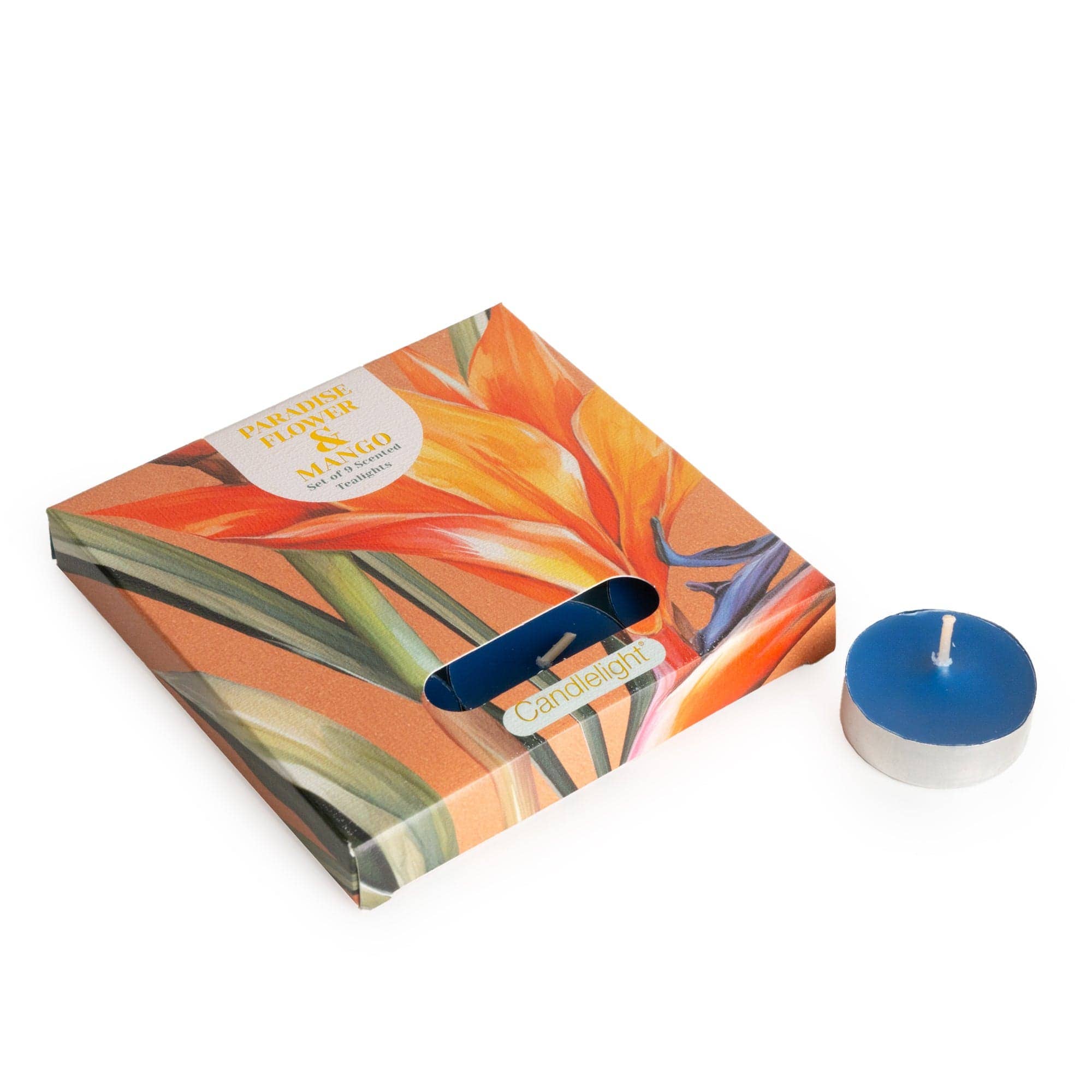 Candlelight Products Ltd - Wholesale Tea Light Candles - Set of 9 Scented Tealights - Paradise Flower & Mango 6PK1