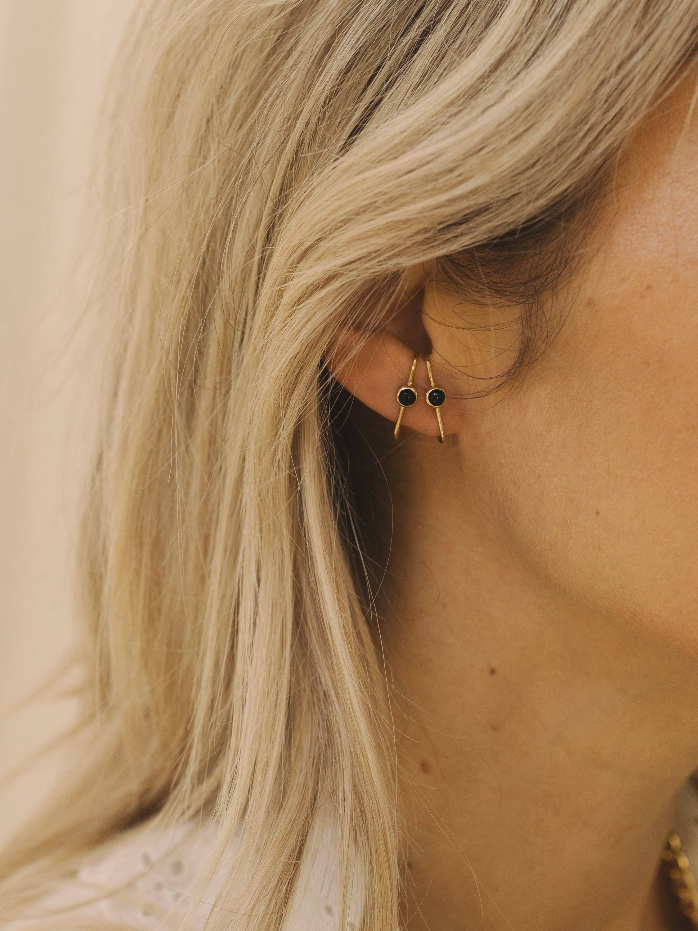 Merewif - Wholesale Stud/Post Earrings - Dillon Studs - Onyx1