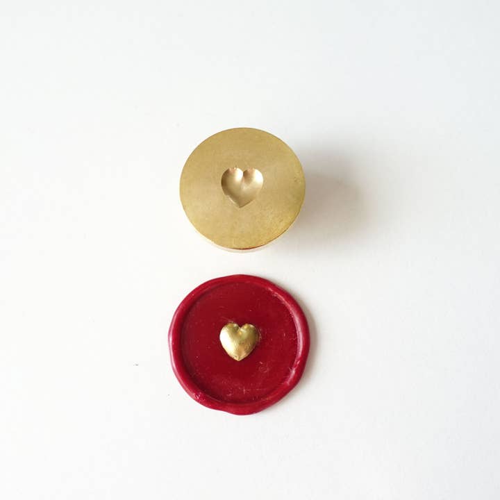 Fiona Ariva - Wholesale Sealing Wax - Love Heart 3D wax seal stamp, wax seal kit or stamp head