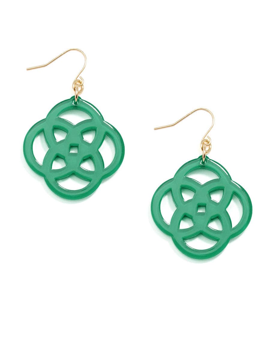 ZENZII Jewelry - Wholesale Dangle Earrings - Clover Drop Earring17