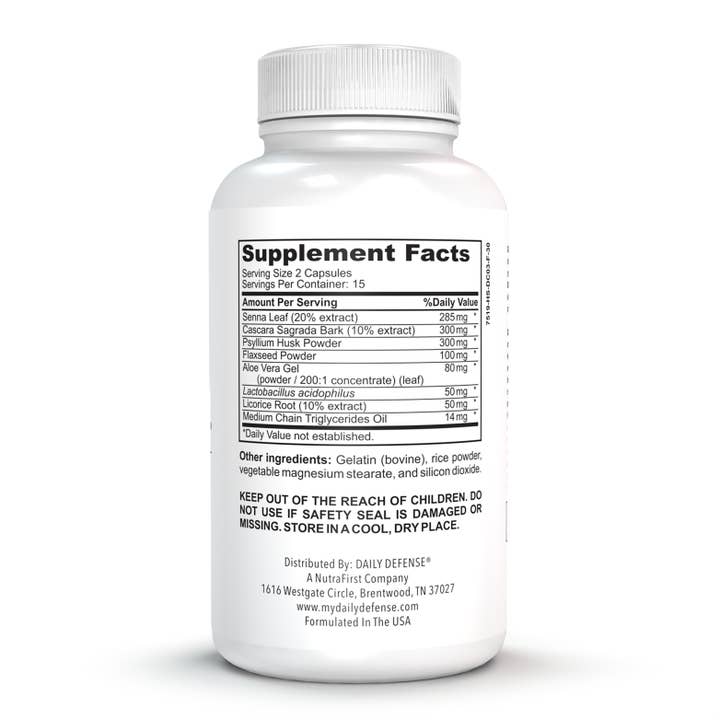 DAILY DEFENSE - Wholesale Oral Supplement/Vitamin - YOUTHFUL CLEANSE Complete Body Cleanse & Detox1