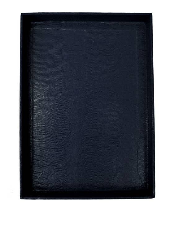 Desk Tray - Navy Large for wholesale by SLOANE STATIONERY