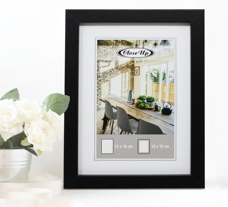 Close Up GmbH - Wholesale Picture Frame - Photo frame set 13 x 18 cm black, 12 pieces5