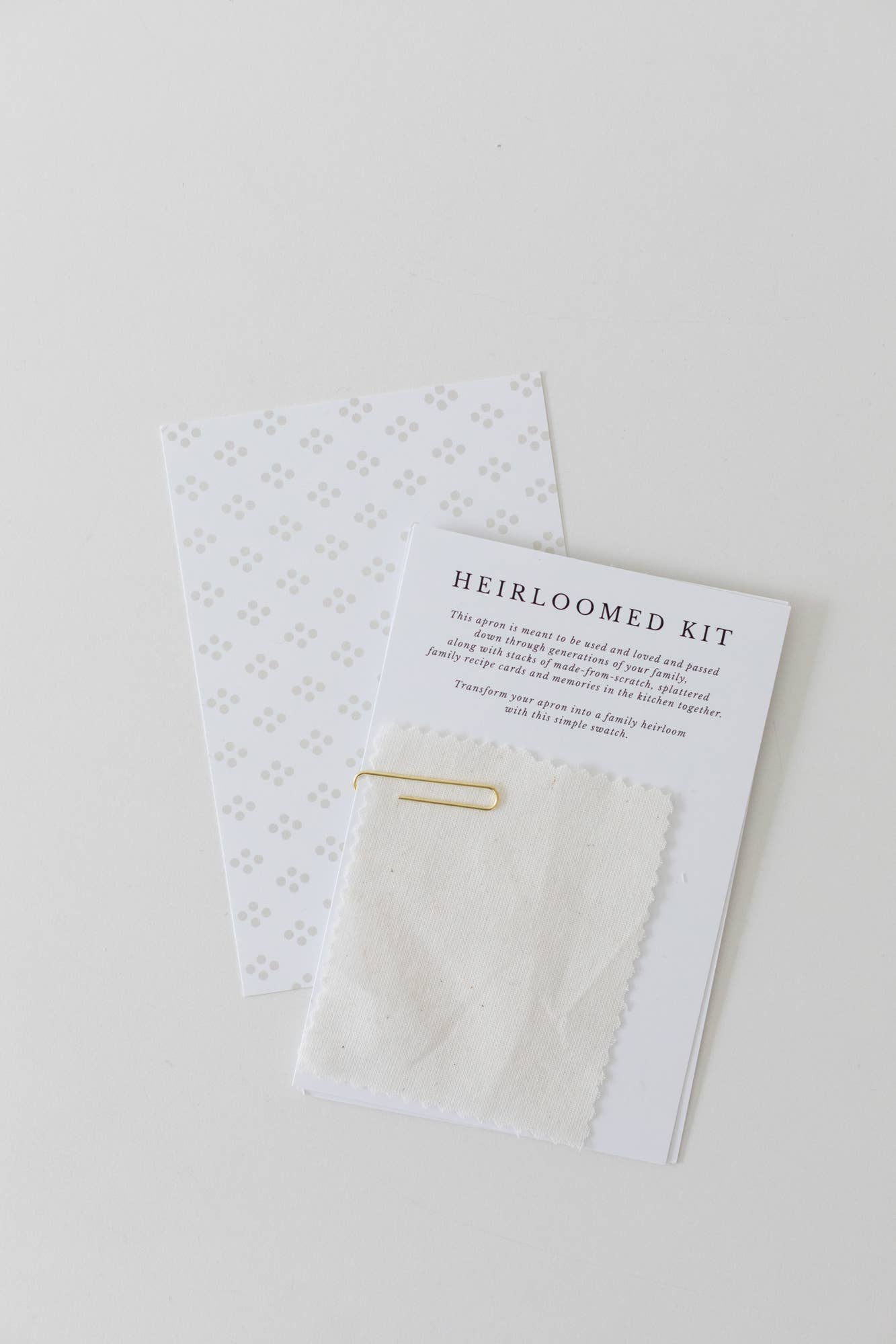 Heirloomed Collection - Wholesale Apron - Kids - Keepsake Jar Linen Child Apron Pewter5