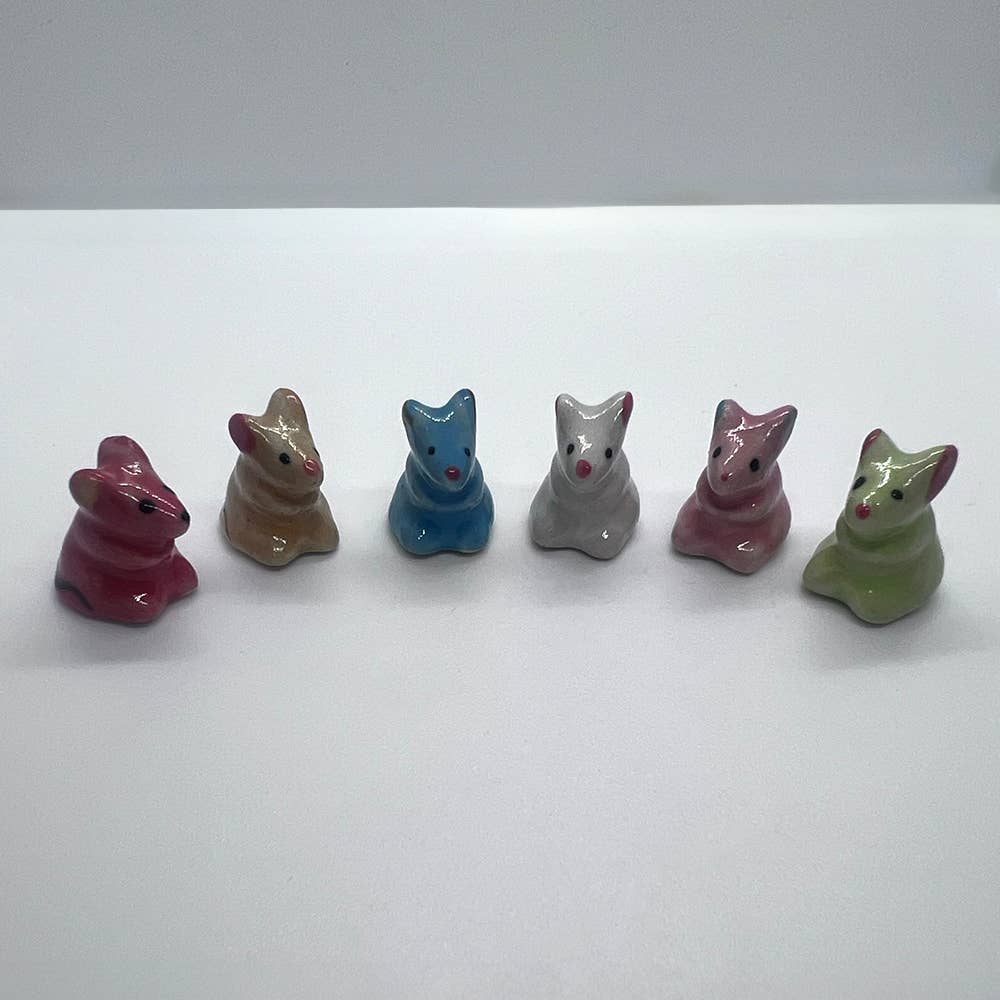 VIE - Wholesale Decorative Figurine - Mini Ceramic Figurine, Assorted Colour, Approx. 2cm46