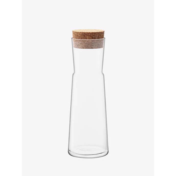 LSA International – wholesale Carafe – Gio Carafe & Cork Stopper 1.35L Clear