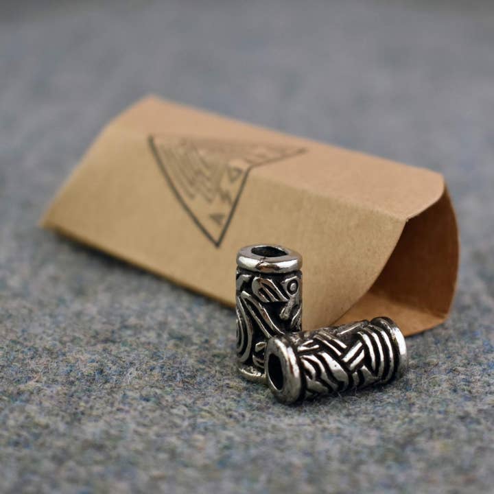 Jorvik Dragon Viking Knotwork Design Beard Bead for wholesale by Asgard