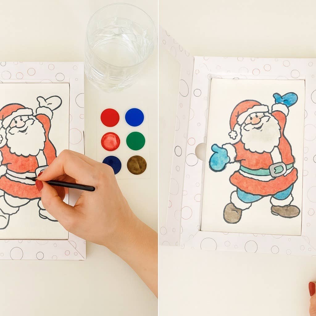 Mallow Me - Vendita all'ingrosso Kit per lavoretti fai da te - Bambini - Kit Colora il Tuo Babbo Natale Marshmallow da Dipingere2