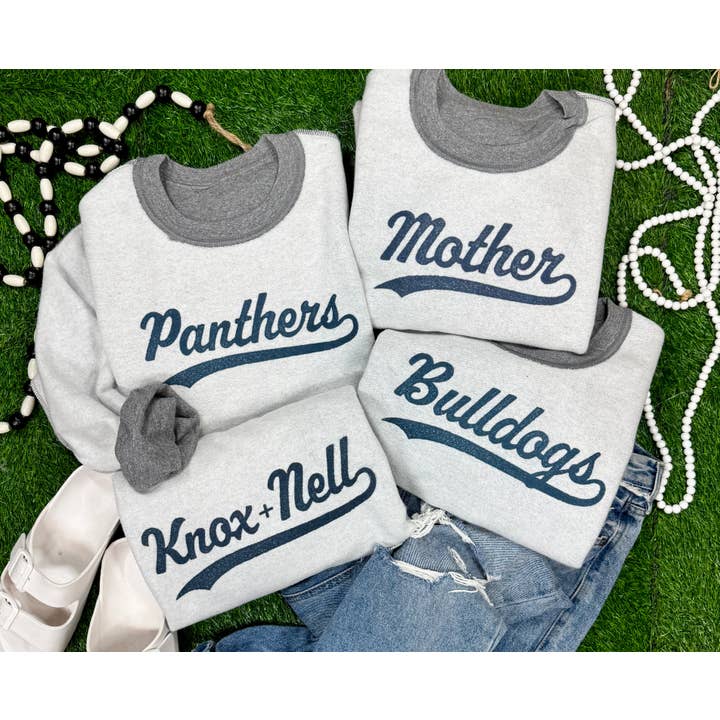 Felpa Classica Varsity Inside Out | Felpa Grafica | Abbigliamento Spirit e Sport per la vendita all'ingrosso da parte di Knox + Nell