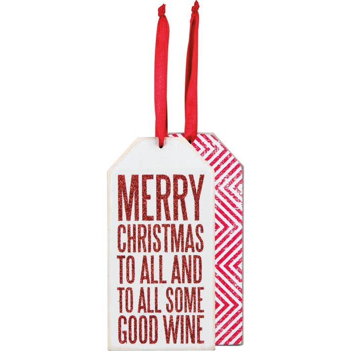 To Al Some Good Wine Bottle Tag for wholesale by Primitives by Kathy