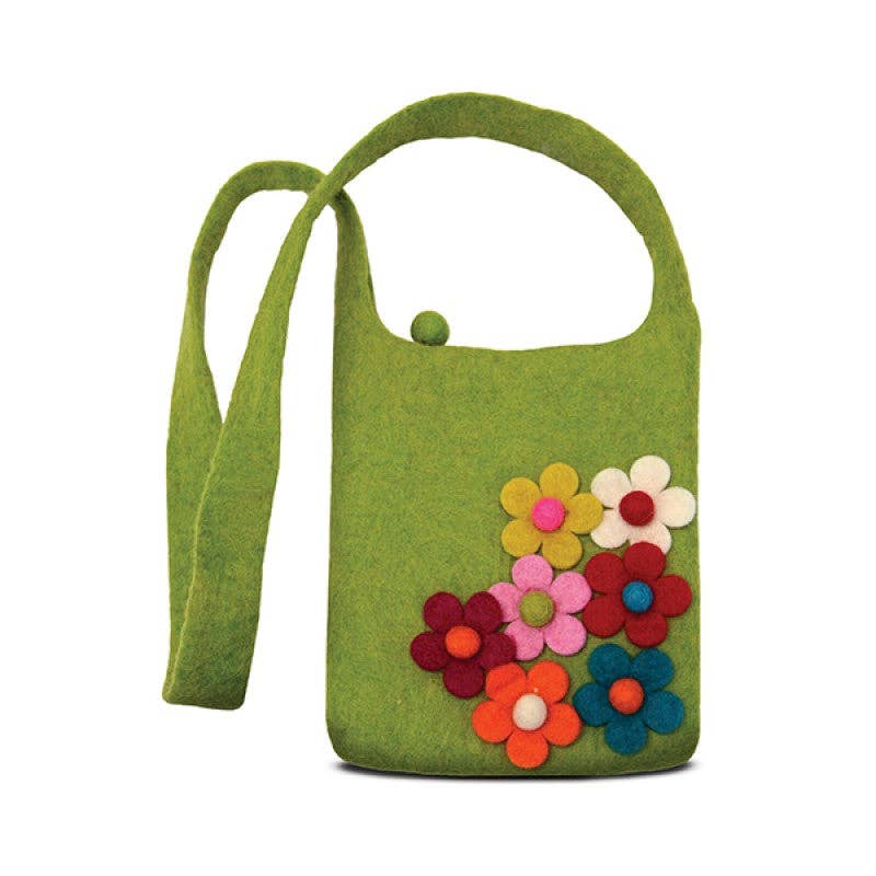 BNB Crafts Inc. - Wholesale Crossbody Bag - Kids - Side Flower Cross Body Kids Bag1