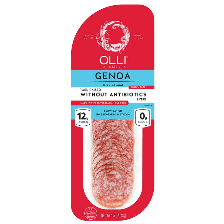 Olli Genoa Sliced Chub for wholesale by Olli Salumeria Americana
