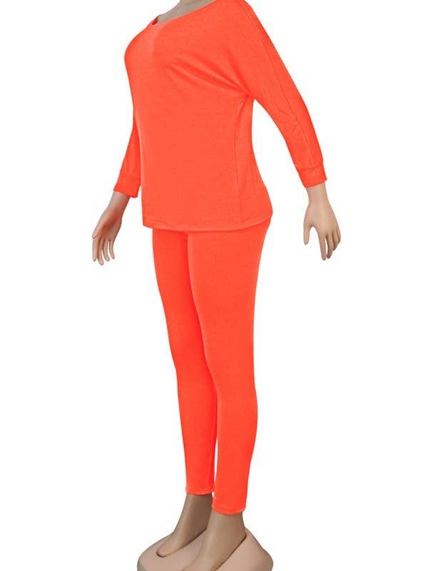 Aria Romance - Wholesale Top & Pant Set (NOT Loungewear) - Women's - Sexy Casual Fashion Off-Shoulder Two-Piece Club Outfit