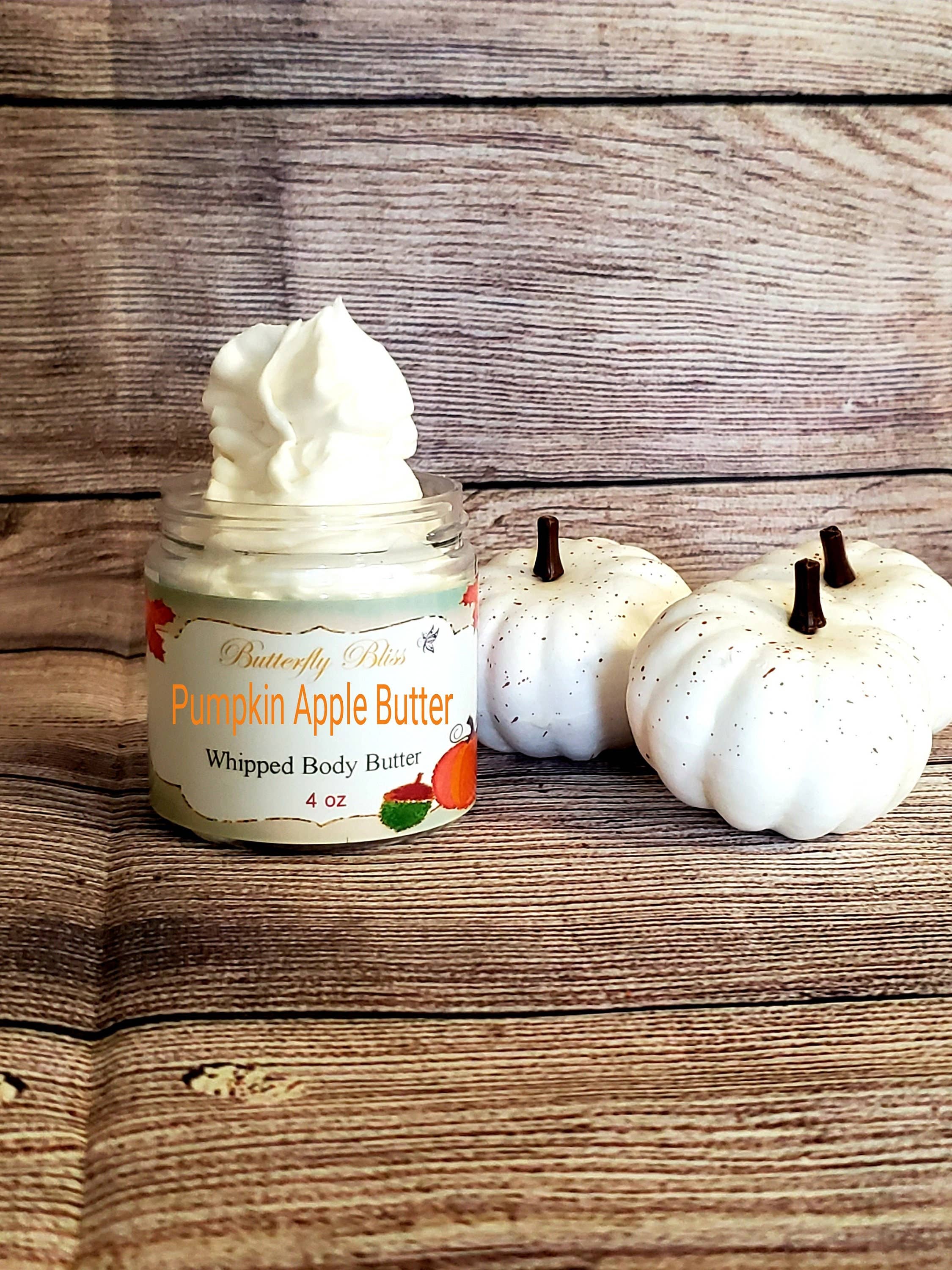 Butterfly Bliss - Wholesale Body Balm/Butter - Pumpkin Apple Butter Scented | Pumpkin Whipped Body Butter | Apple Butter Lotion | Bakery Lotion | Bakery Body Butter | Fall Natural Lotion1