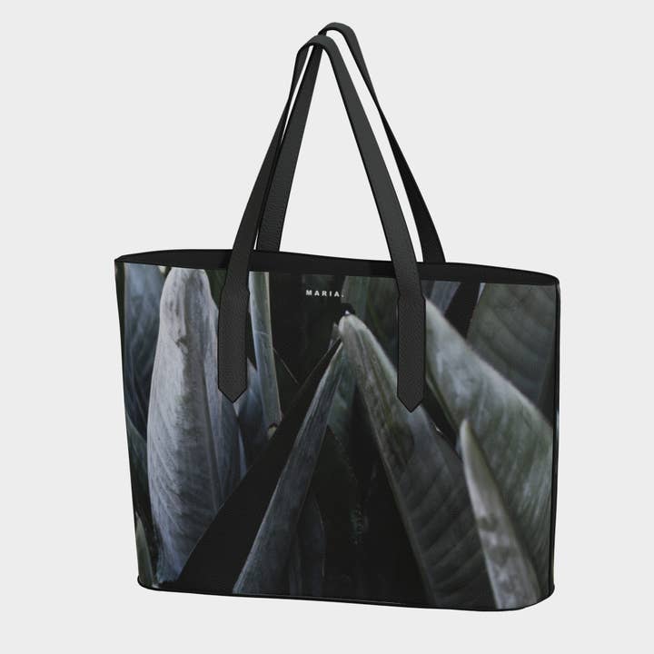 Vegan Leather shopper bag - Dark Paradise for wholesale by MARIA.