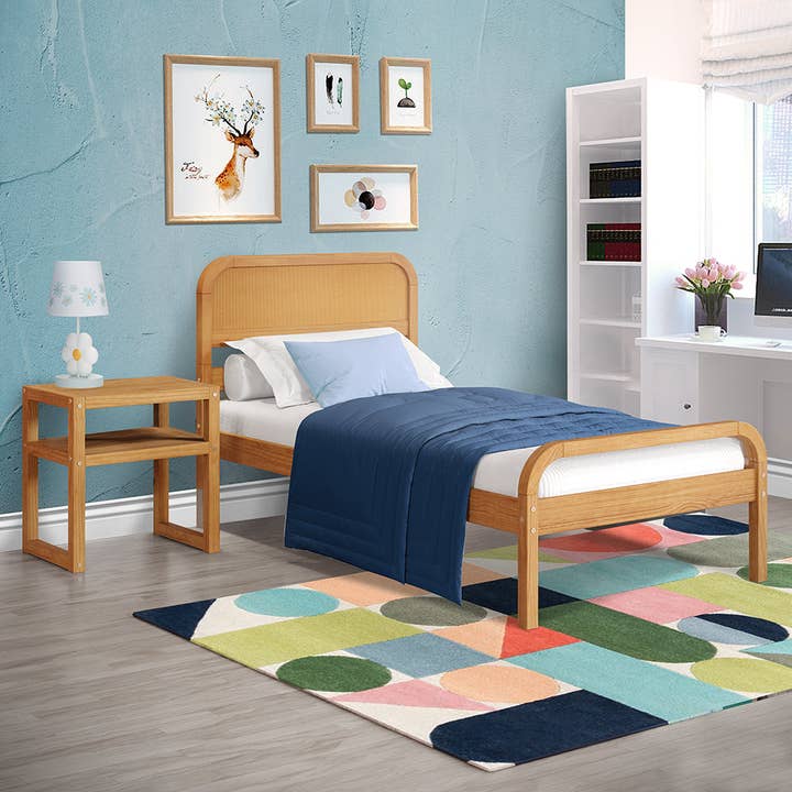 P'kolino - Wholesale Bed - Kids & Baby - P’kolino Curva Rattan Twin or Full Bed