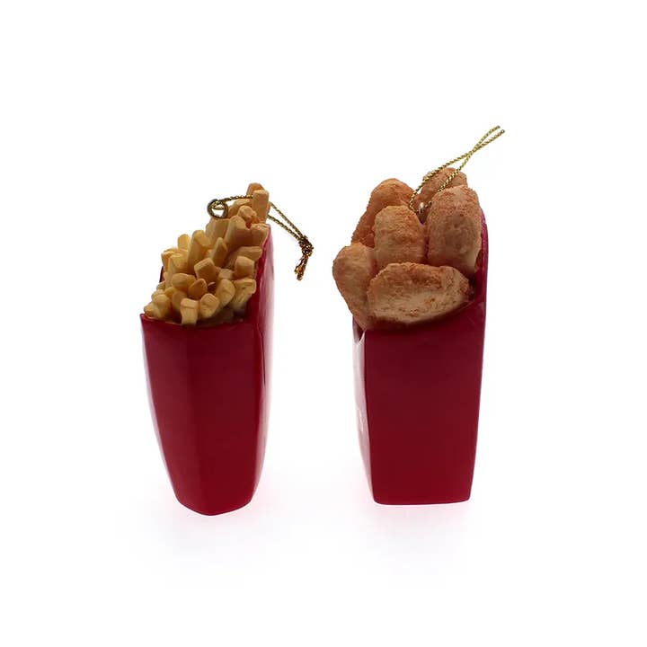 Kurt S. Adler, Inc. - Wholesale Ornament Set - 3" RESIN FRIES/NUGGETS ORNAMENT 2/ASSTD6