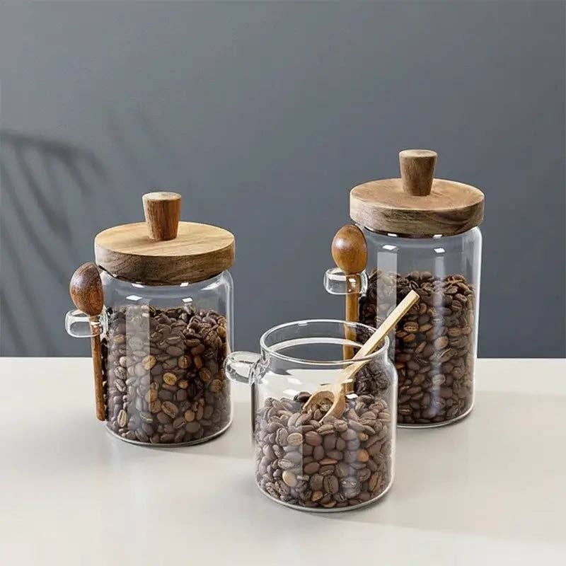 Kiyo Home - Wholesale Jar - Airtight Glass Kitchen Jars | Glass Food Storage Canisters10