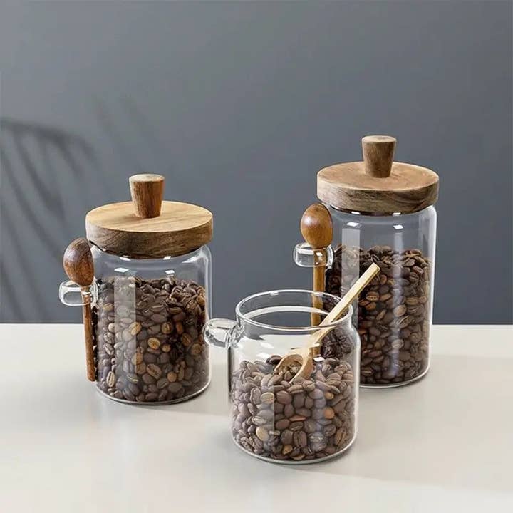 Kiyo Home - Wholesale Jar - Airtight Glass Kitchen Jars | Glass Food Storage Canisters10