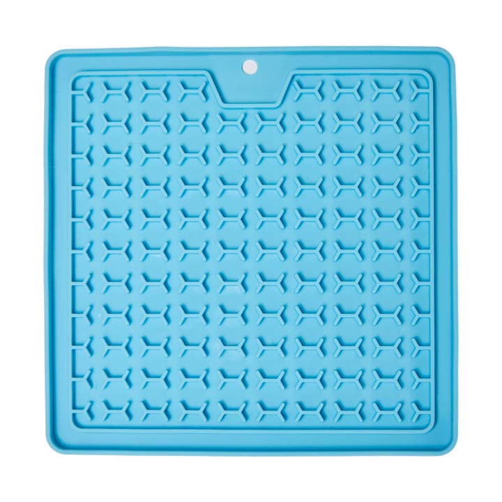 Square Silicone Lick Mat for Fun, Anxiety & Boredom Relief for wholesale by Blueberry Pet
