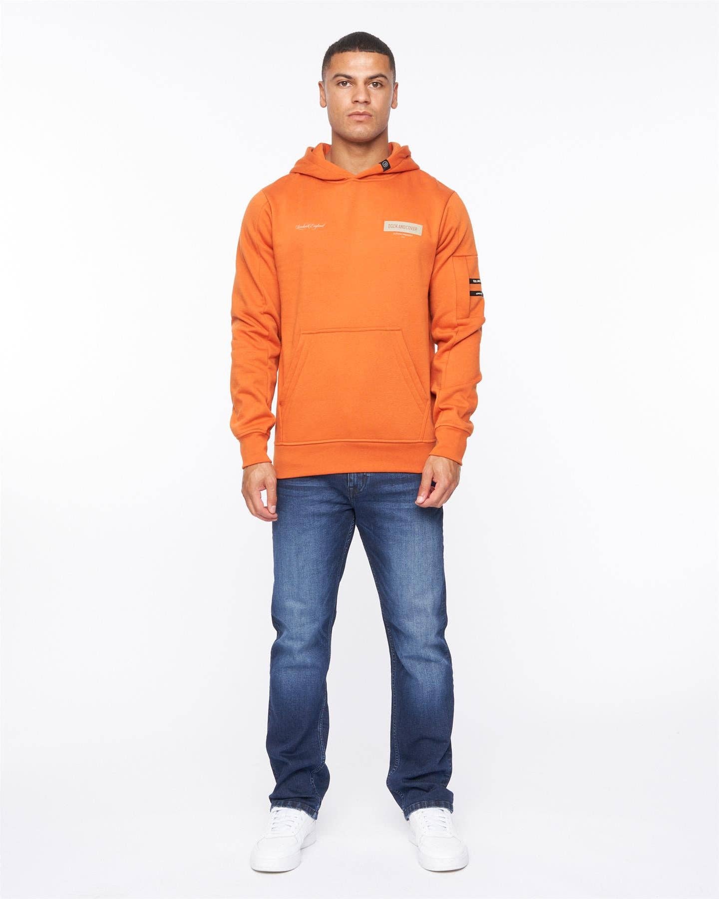 Duck and Cover – wholesale Hoodie – Men's – Marsak Hoodie Burnt Orange5