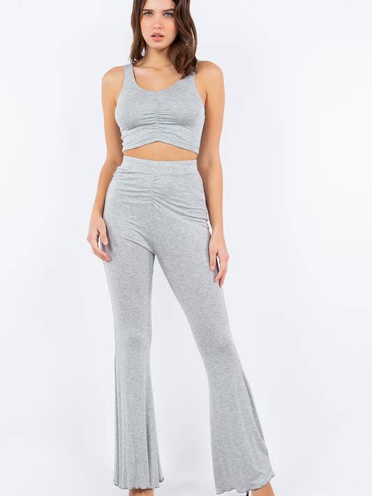 Ensemble 064 - Ensemble deux pièces en jersey simple de rayonne pour la vente par LABIJOU