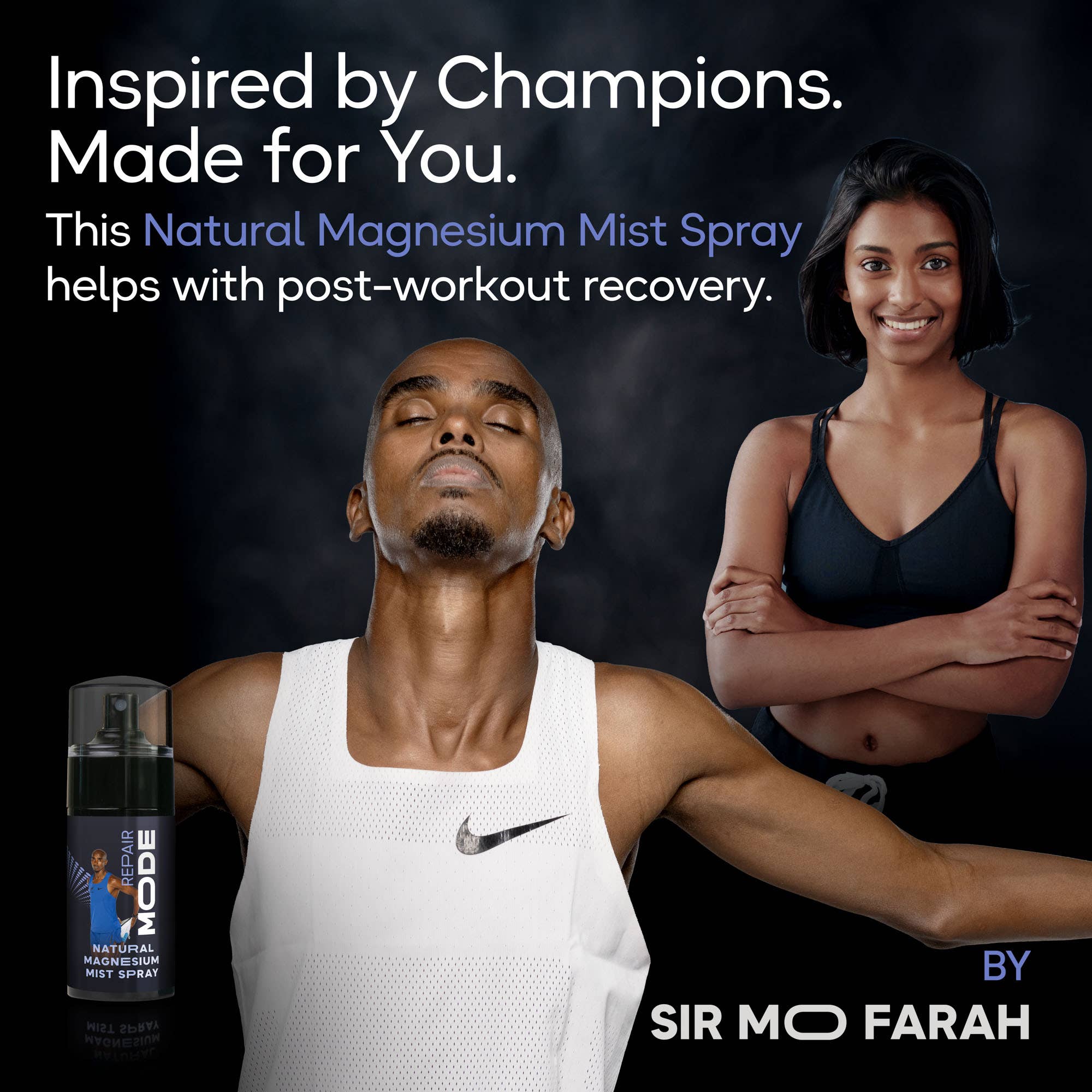 Mode Sport by Sir Mo Farah – wholesale Bath/body oil – Repair MODE Post Recovery Magnesium Mist Spray 2