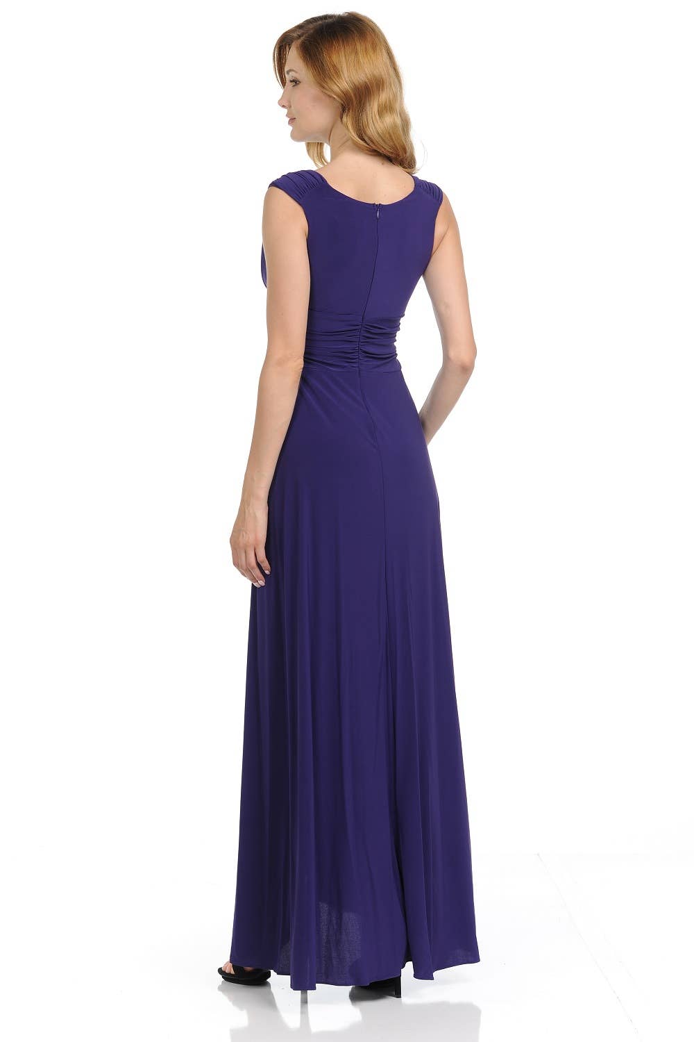 Anny Lee – wholesale Gown – Women's – SP 1146 Women's Mother of the Bride V Neck Maxi Dress7