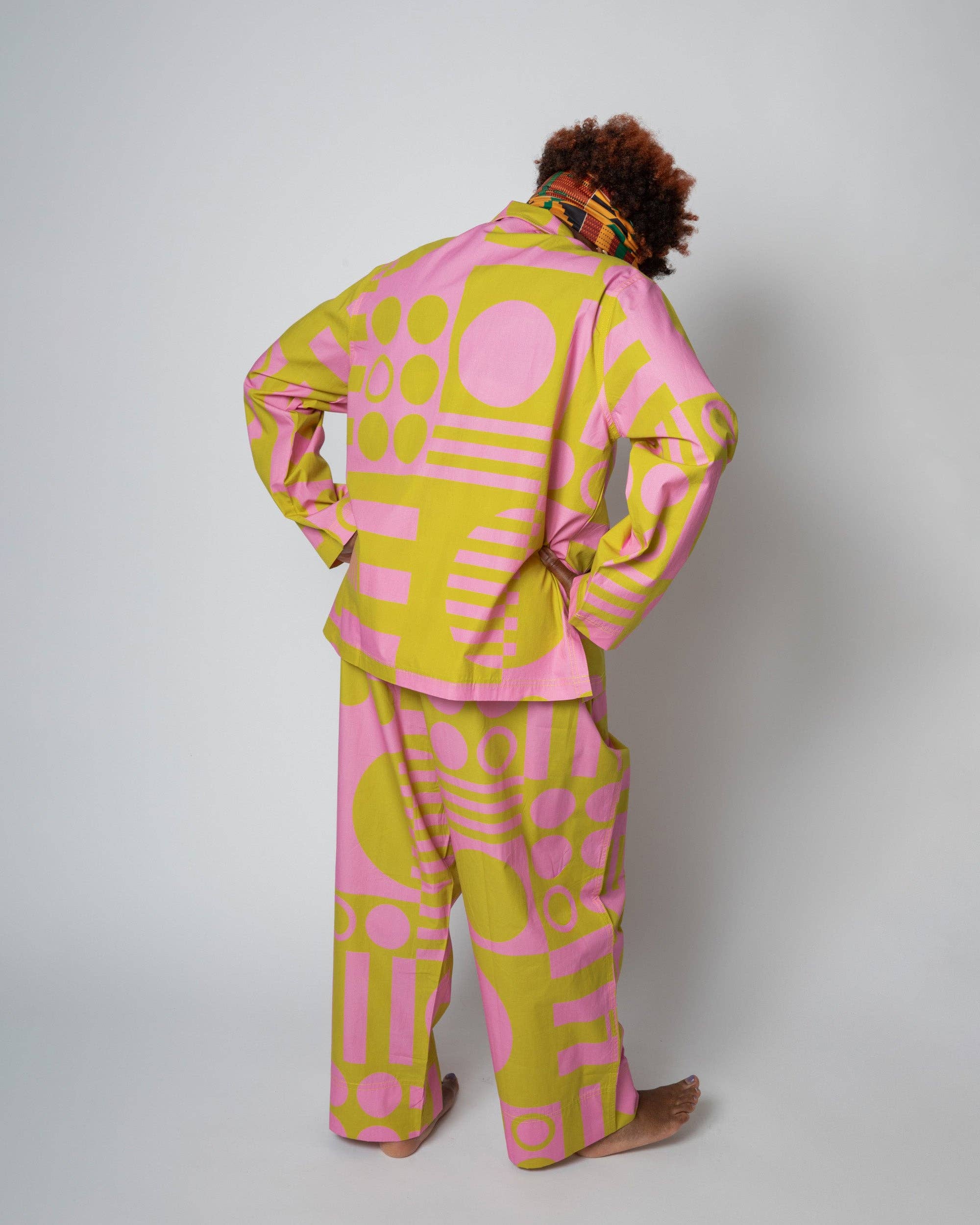 Irregular Sleep Pattern – wholesale Jacket – Women's – Paradox Pyjama Jacket in Wasabi3