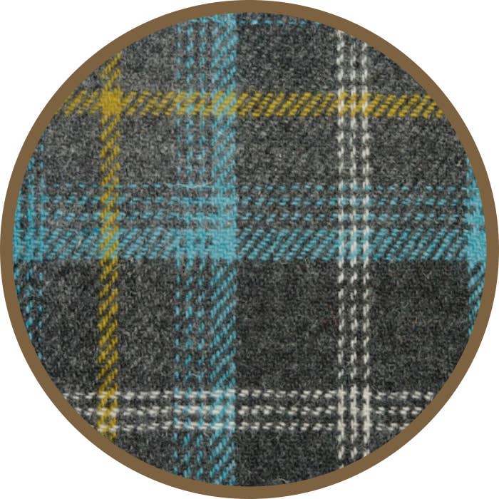 LT Creations - Vente Horloges murales - Horloge murale moyenne Harris Tweed | C031