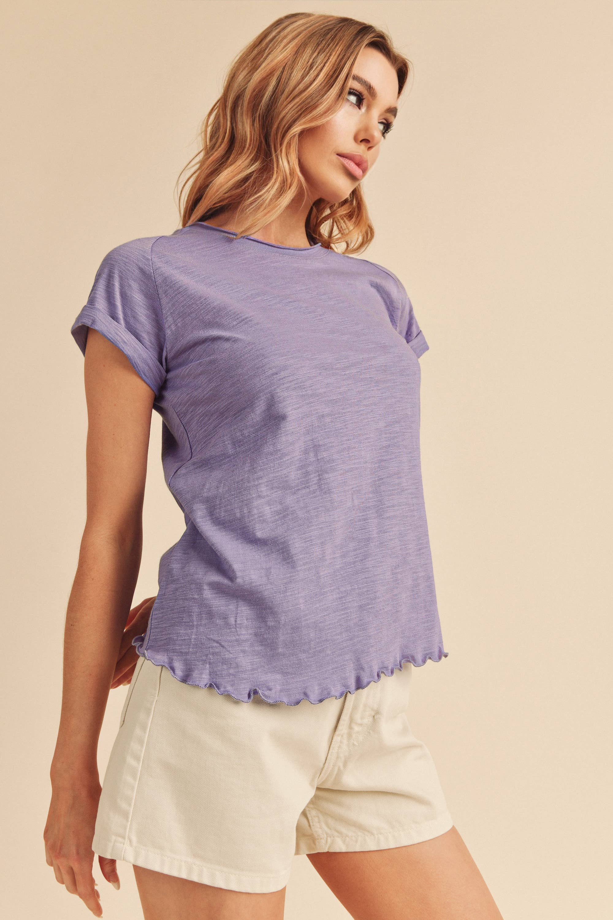 AEMI + CO - Wholesale T-Shirt - Women's - 8219BK Gwen Tee47