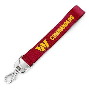 Aminco USA - Wholesale Keychain - Unisex - NFL Washington Commanders Deluxe Wristlet Keychain